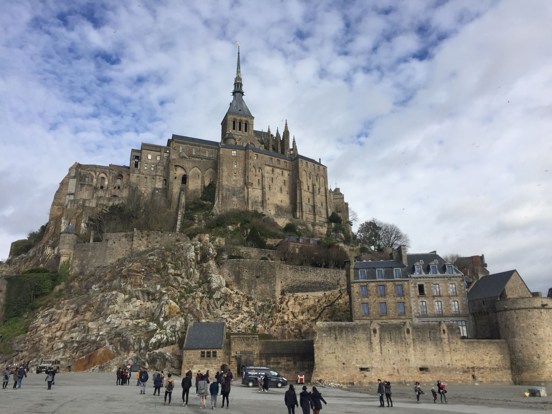 Exterior View of Mont Saint Michel