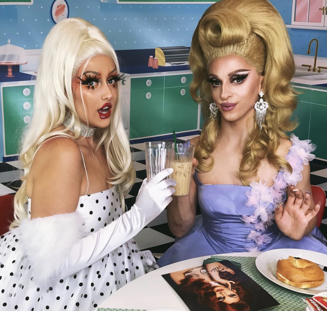 Kyleigh Simmons and former contestant from season 10 of Rupaul's Drag Race, Miz Cracker. 