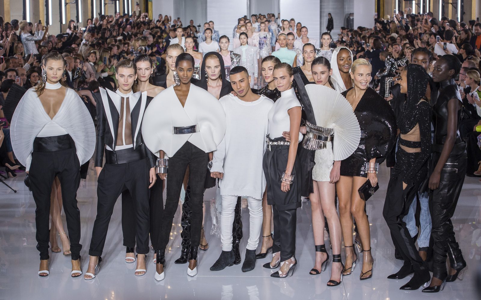 Balmain SS 2019, Paris Fashion Week. Image Credit:  Courtesy of Balmain