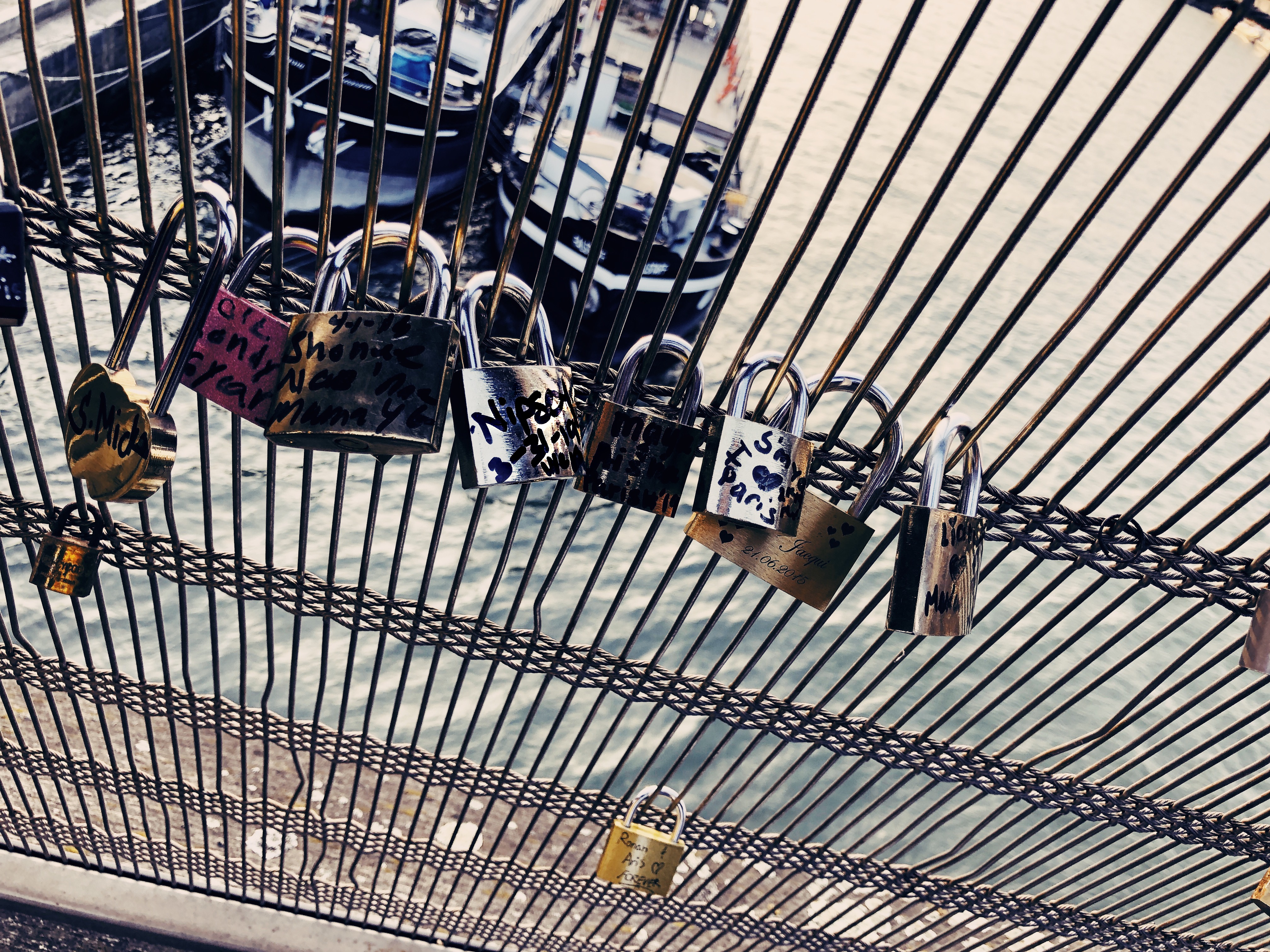 Nipsey Love lock in Paris 