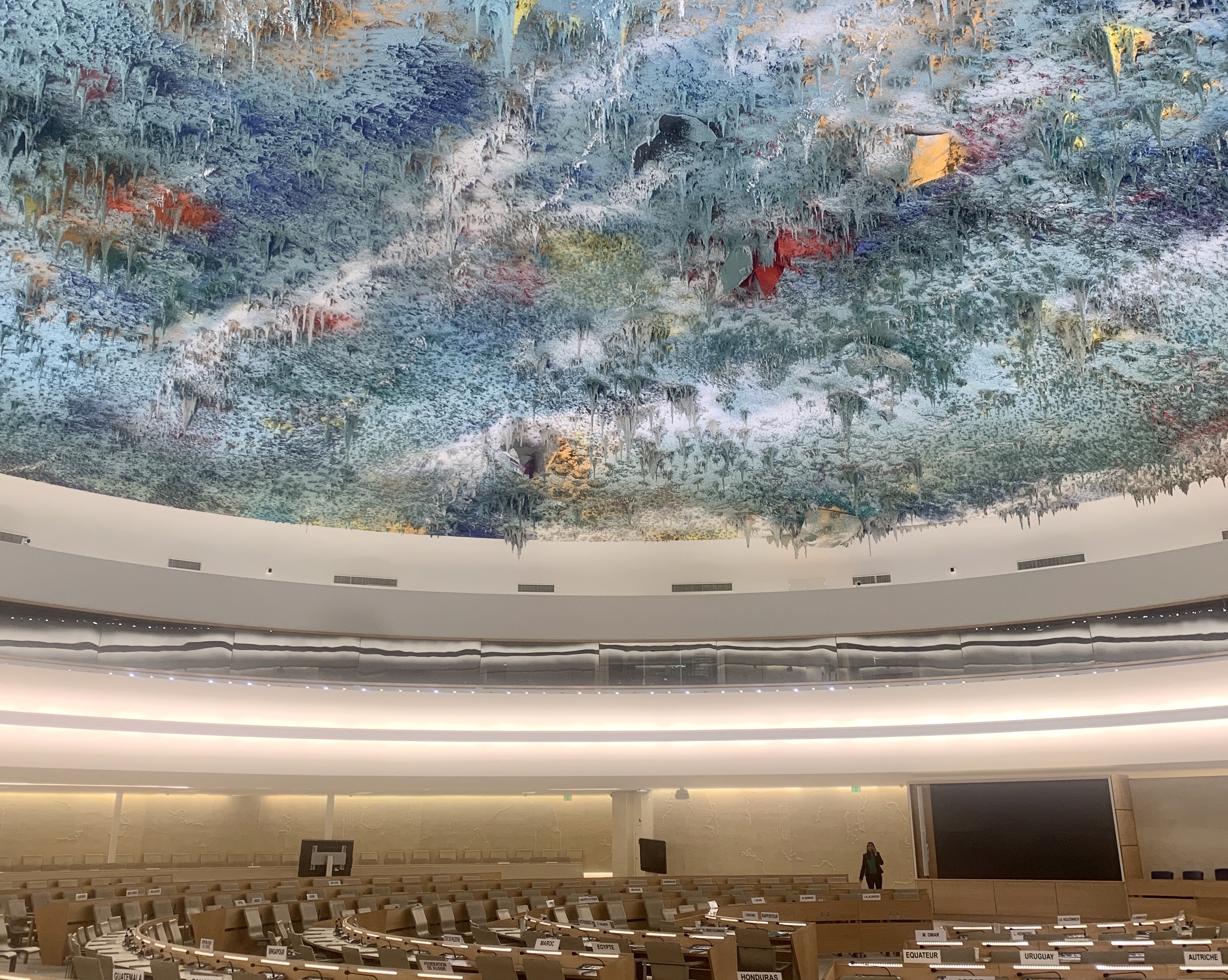 Miquel Barceló's ceiling for the Human Rights Council
