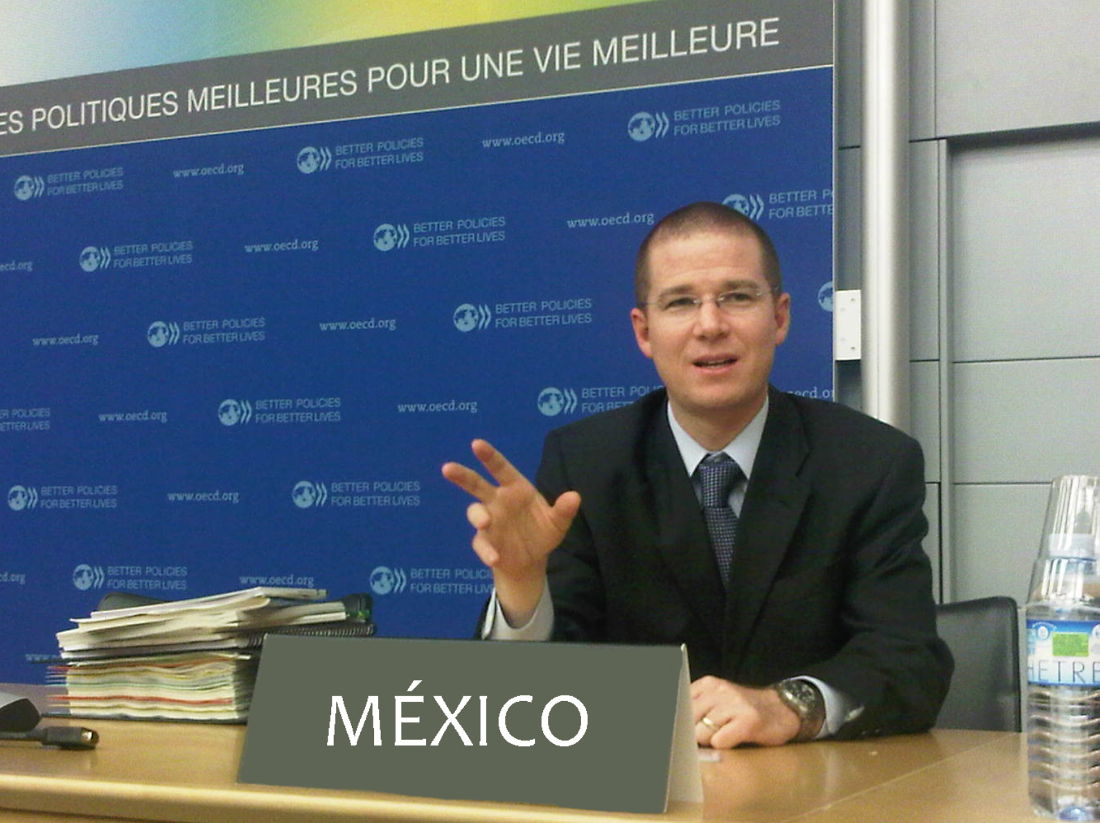 Ricardo Anaya was participating in the OCDE. Image credit: Wikicommons/Gvega78