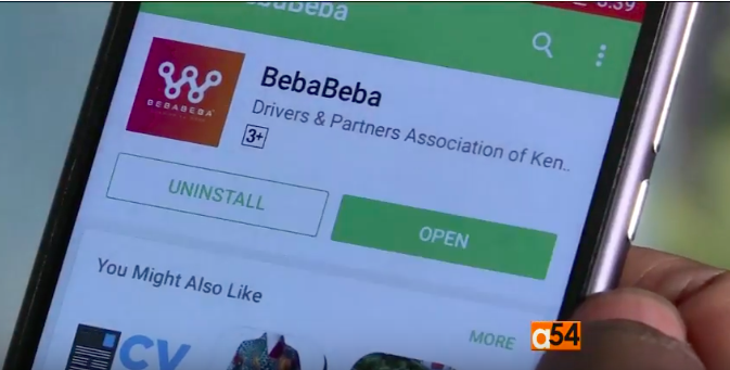 Image Caption: BebaBeba Kenya app