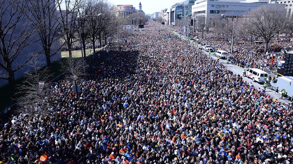 March For Our Lives 2018. Image Credit: Sharon Finney/Getty Images