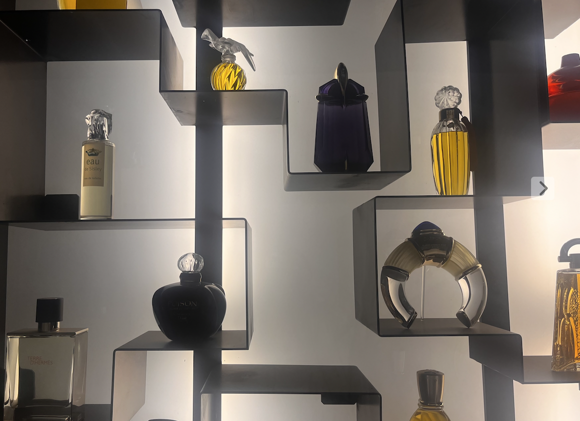 Image Credit: Laylaa Khan. Perfume Display at the International Perfume Museum in Grasse
