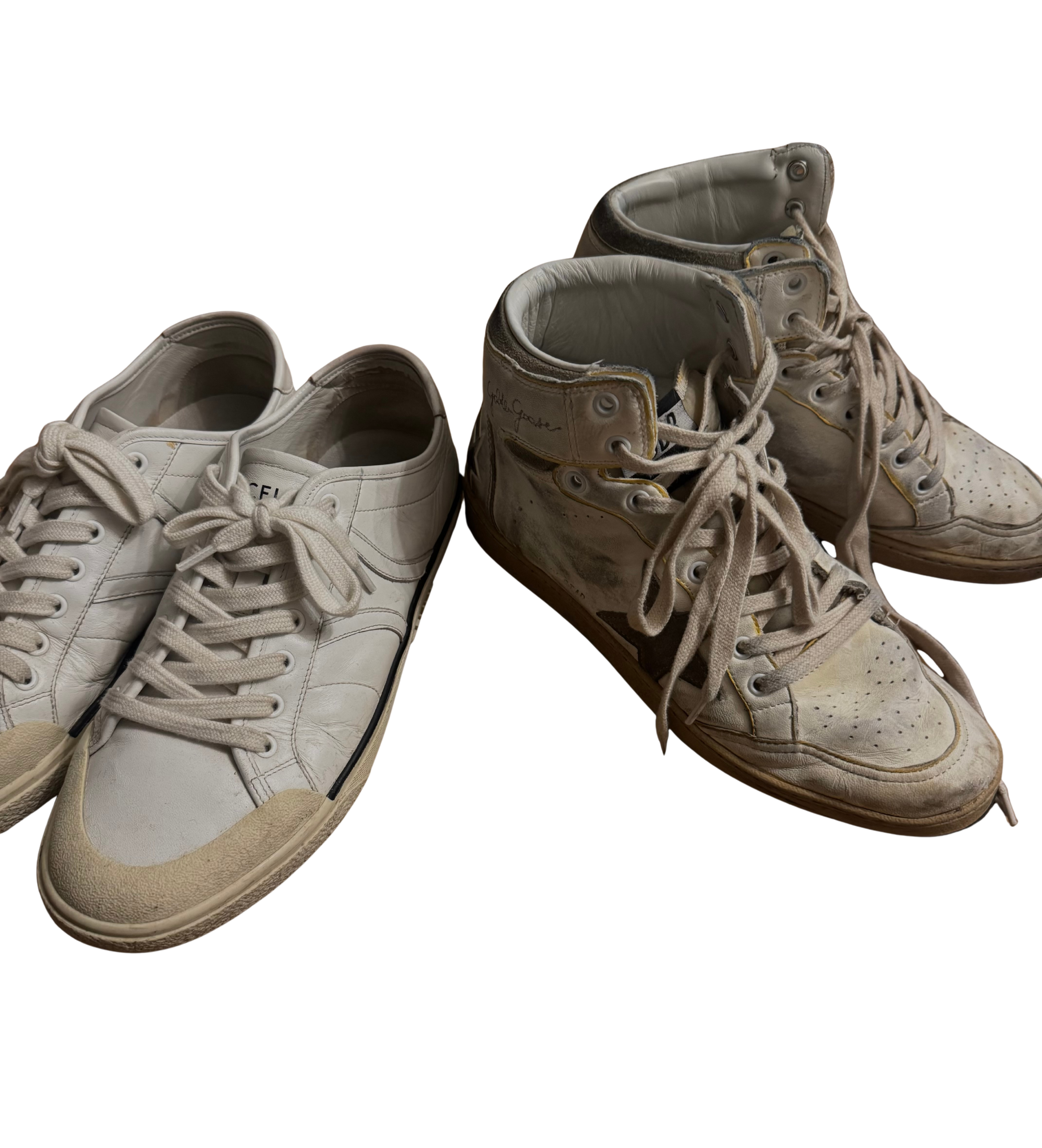My everyday white sneakers - as you can see I dont take the best care of them as the Parisian streets aren’t good with white shoes. /Image credit: Roger Griswold III