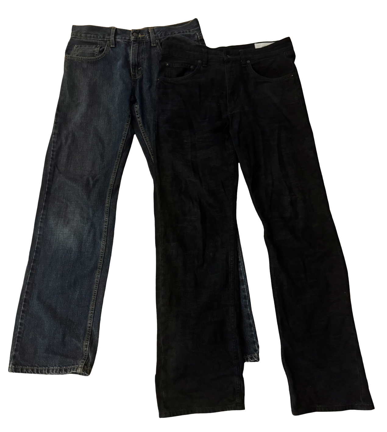 My everyday blue and black jeans / Image Credit: Roger Griswold III