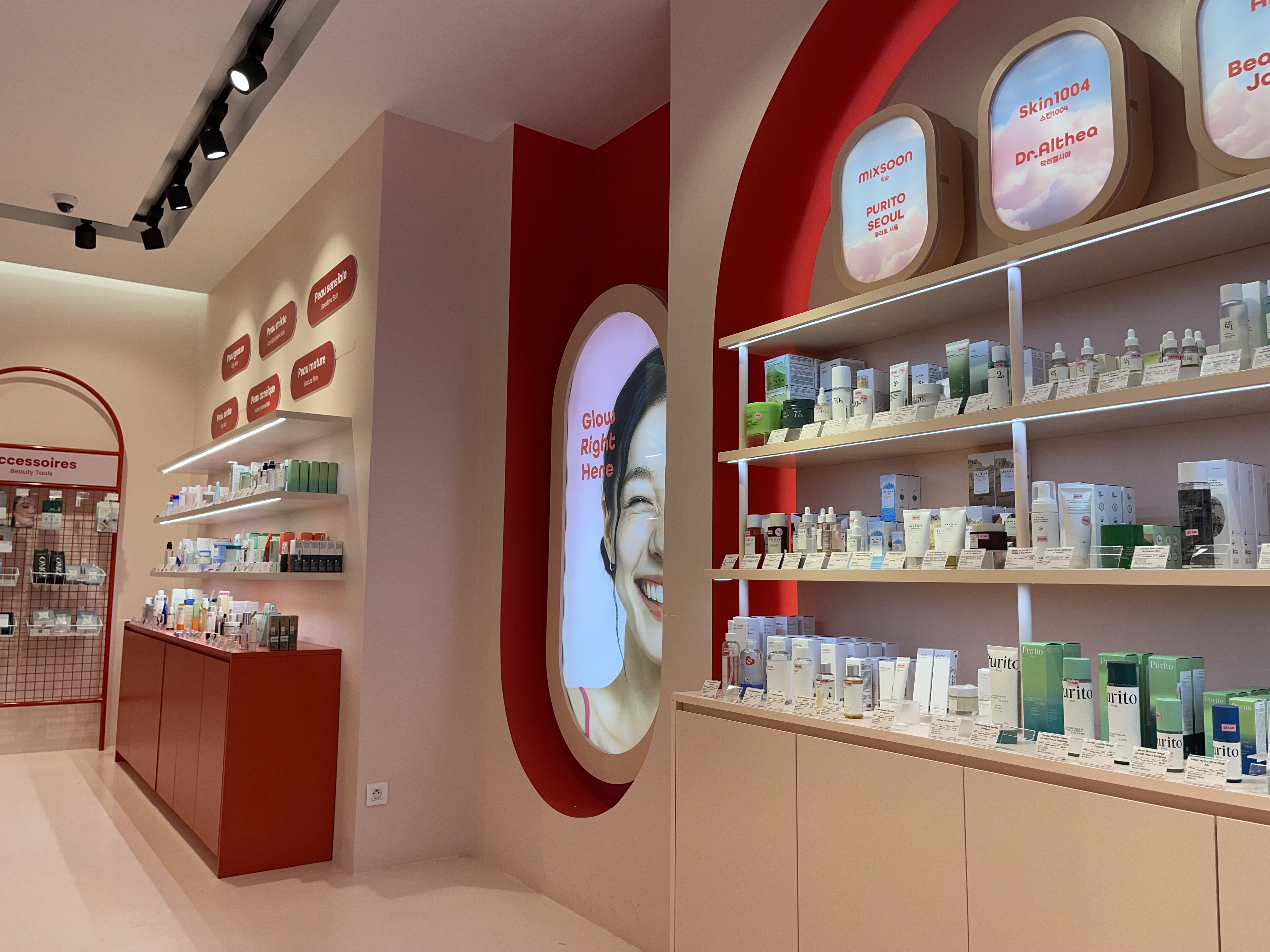Inside Moida K-Beauty in the 1ème / Image credit: Sameerah San Luis