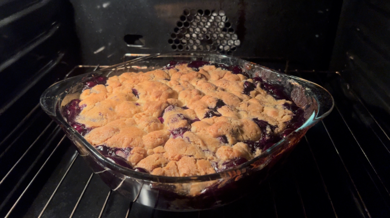 Homemade Blueberry Cobbler/Image Credits: Beija Sayeed
