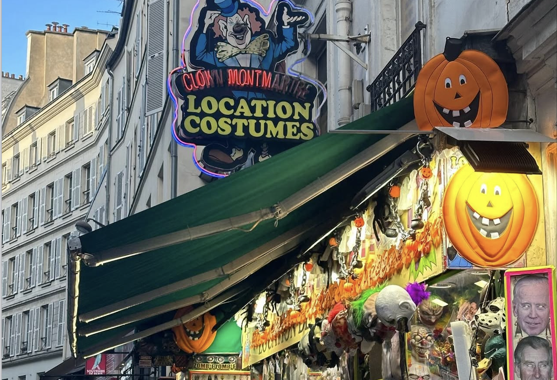 Halloween shop in Paris / Image credit: Issy King 