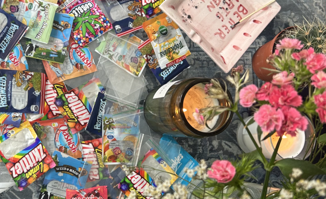 Arrangement of CBD / Image credit: Fiona Langan