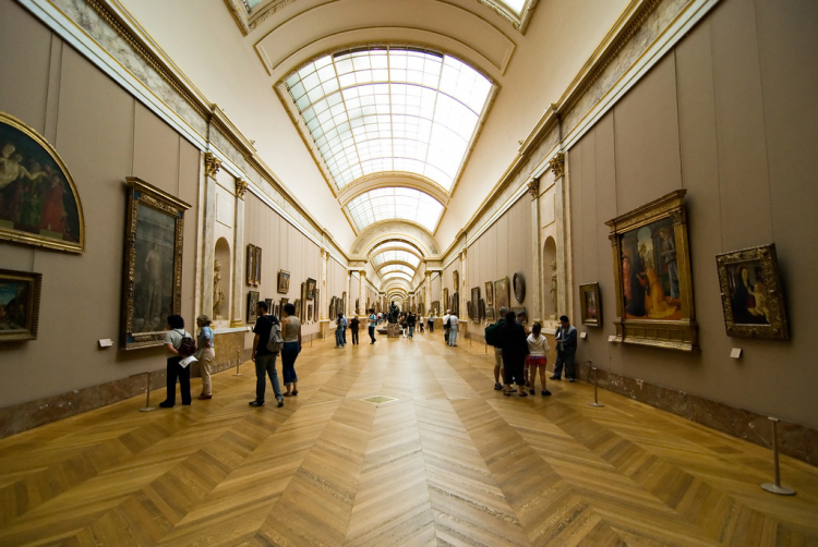 Inside the Louvre, one of Europe's most famous museums. Image Credit: Flickr/Richard Cassan