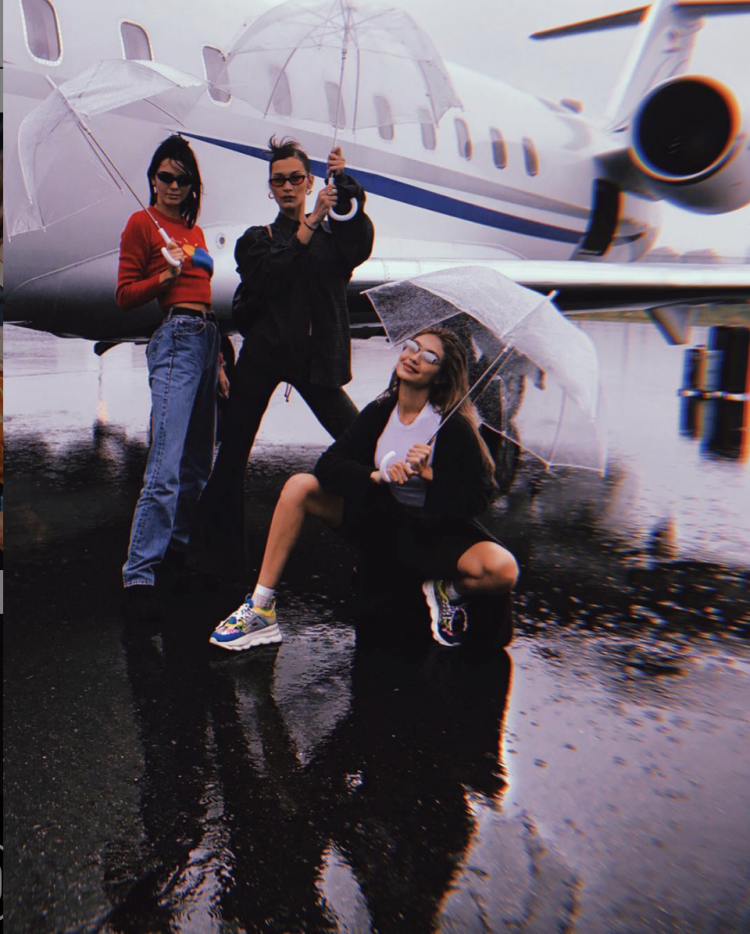 Gigi Hadid, Bella Hadid, Kendall Jenner