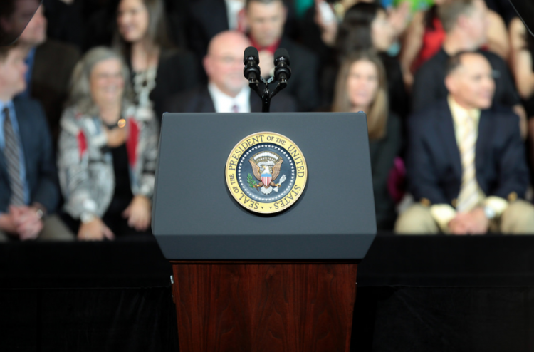 presidential podium